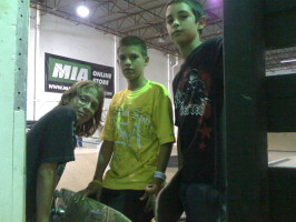 Jay-Jay Garcia, Anthony Azcuy, Anthony Roque at MIA Skatepark, Miami, September 25, 2010