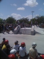 David Loy Slides at Westwind Lakes Skatepark, Miami, August 21, 2011